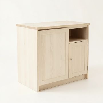 Fern Branch Freestanding Laundry Folding Counter - Ivory (synthetic illustration; no displayed measurements)