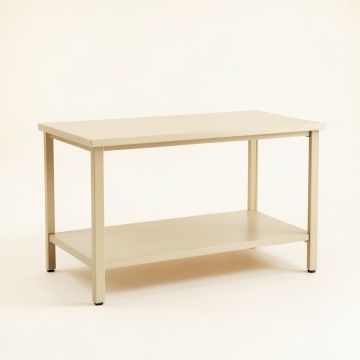Flint Crossing Empty Workshop Workbench - Beige (synthetic illustration; no displayed measurements)
