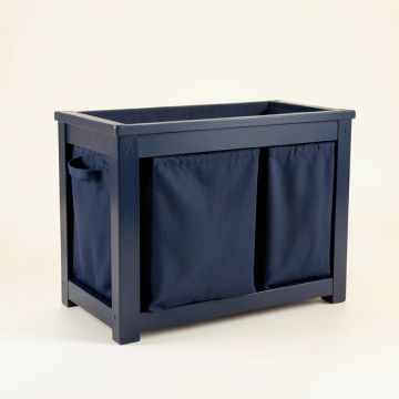 Bay Brook Laundry Sorting Station With Plain Removable Bags - Navy (synthetic illustration; no displayed measurements)