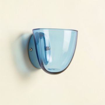 Juniper Canyon Wall Sconce Mounted On A Plain Wall - Blue (synthetic illustration; no displayed measurements)