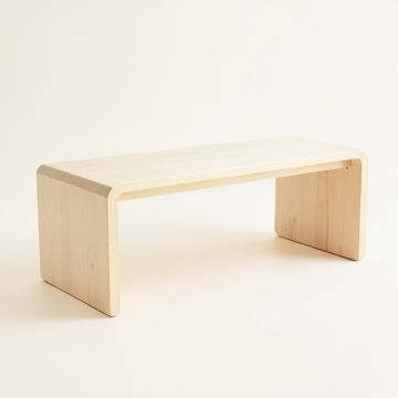 River Crest Indoor Bench - Ivory (synthetic illustration; no displayed measurements)
