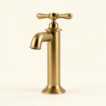 Kingston Double Handle Floor Mounted Clawfoot Tub Faucet (synthetic illustration; no displayed measurements)