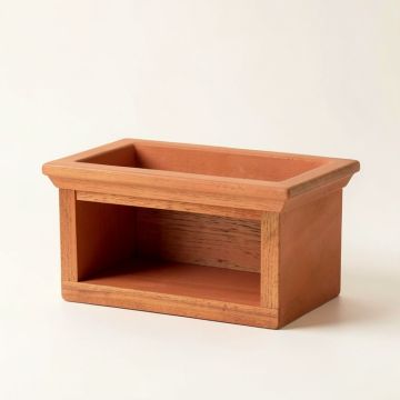 Cliff Branch Empty Raised Planter - Terracotta (synthetic illustration; no displayed measurements)