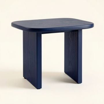 Summit Crest Compact Balcony Table - Navy (synthetic illustration; no displayed measurements)