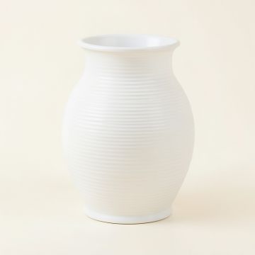 Heath Canyon Empty Decorative Vase - White (synthetic illustration; no displayed measurements)