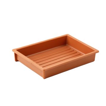 Sage Crossing Empty Under-Desk Cable Tray - Terracotta