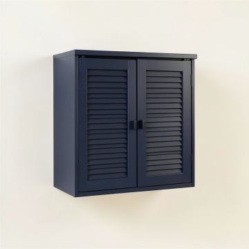 Willow Crossing Wall-Mounted Entry Cabinet - Navy (synthetic illustration; no displayed measurements)