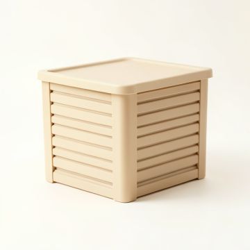 Birch Bluff Closed Outdoor Storage Box - Beige (synthetic illustration; no displayed measurements)
