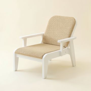 Cove Branch Outdoor Lounge Chair - White (synthetic illustration; no displayed measurements)