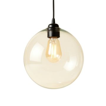 Carlucci 6 '' H X 12 '' W Glass Sphere Pendant Shade In Clear Seedy