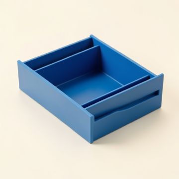 Shore Branch Empty Pantry Drawer Organizer Insert - Blue (synthetic illustration; no displayed measurements)