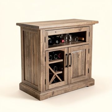 Sugarbush Bar With Wine Storage (synthetic illustration; no displayed measurements)