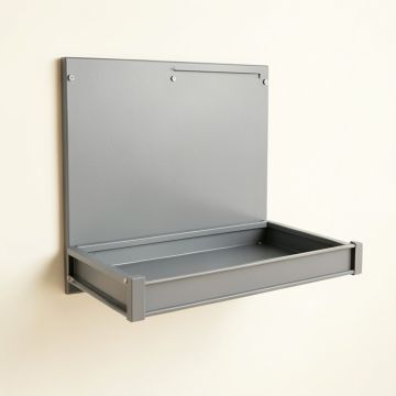 Bay Canyon Empty Wall-Mounted Tool Organizer Panel - Gray (synthetic illustration; no displayed measurements)