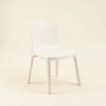 Dune Bluff Small Chair - White (synthetic illustration; no displayed measurements)