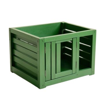 Spruce Canyon Empty Furniture-Style Pet Crate - Green