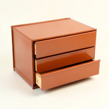 Slate Arc Under-Desk Drawer Unit (synthetic illustration; no displayed measurements)