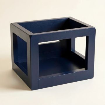 Maple Dell Empty Furniture-Style Pet Crate - Navy (synthetic illustration; no displayed measurements)