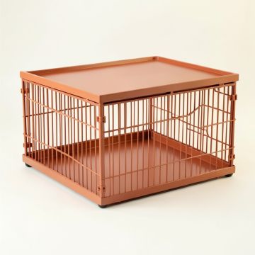 Fern Arc Empty Furniture-Style Pet Crate (synthetic illustration; no displayed measurements)