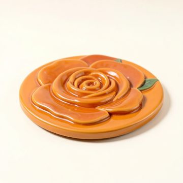 3Drose Ceramic Tile Coasters - Flower Girl Mexican Art Colorful - Set Of 4 ( Cst_21129_3 ) (synthetic illustration; no displayed measurements)