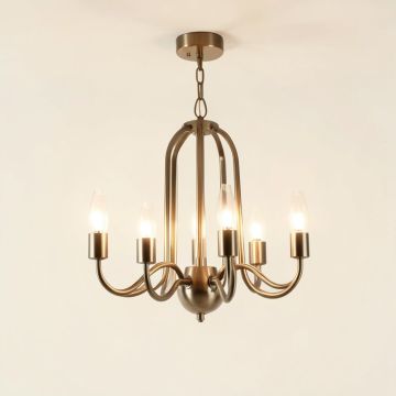 Kristofer 5 - Light Lantern Drum Chandelier (synthetic illustration; no displayed measurements)