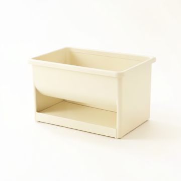 Oak Bend Empty Raised Planter - Ivory (synthetic illustration; no displayed measurements)