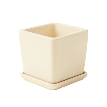 Heath Bend Empty Planter - Cream