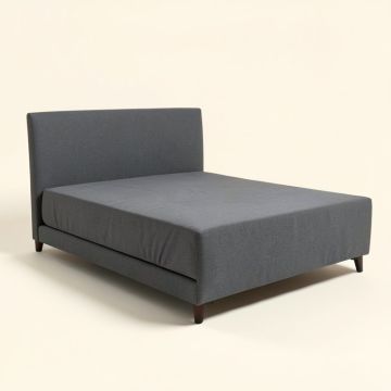 Softly Upholstered Storage Platform Bed (synthetic illustration; no displayed measurements)