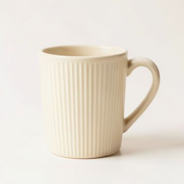 Juniper Bridge Ceramic Mug - Cream (synthetic illustration; no displayed measurements)