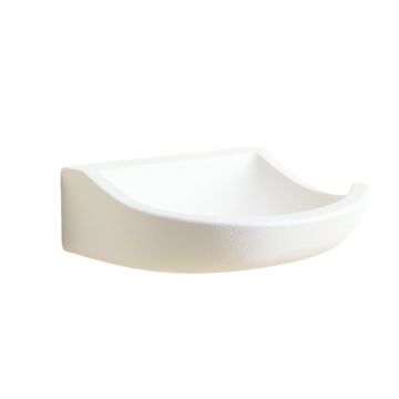 Stone Crest Wall-Mounted Cat Perch - White