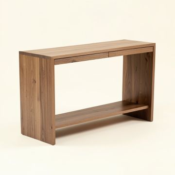 Rostrum 44 '' Solid Wood Console Table (synthetic illustration; no displayed measurements)