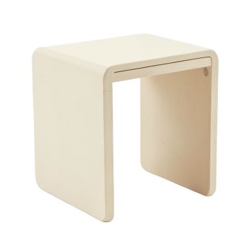 Rowan Bend Side Table - Cream