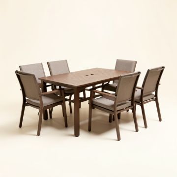 Cublington Outdoor 7 Piece Patio Set (synthetic illustration; no displayed measurements)