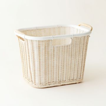 Brook Bridge Laundry Hamper - White (synthetic illustration; no displayed measurements)