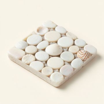Shore 1 '' X 1 '' Seashell Random Mosaic Tile (synthetic illustration; no displayed measurements)