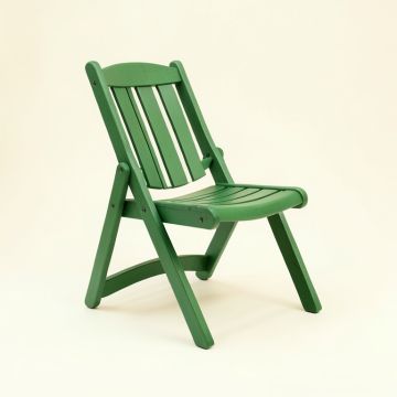 Fern Crossing Folding Outdoor Chair - Green (synthetic illustration; no displayed measurements)