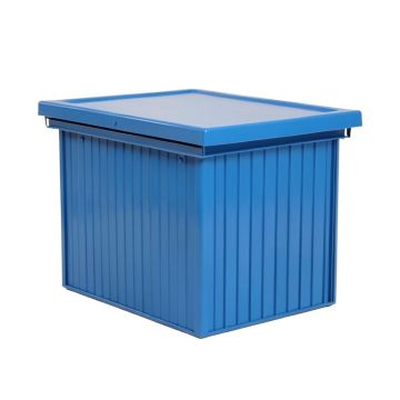 Field Bluff Closed Outdoor Storage Box - Blue