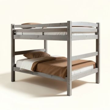 Burkley Full Over Full Solid Wood Standard Bunk Bed (synthetic illustration; no displayed measurements)