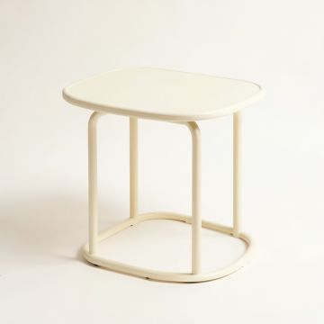 Wren Dale Compact Balcony Table - Ivory (synthetic illustration; no displayed measurements)
