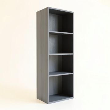 Hill Branch Narrow Cubby Tower - Gray (synthetic illustration; no displayed measurements)