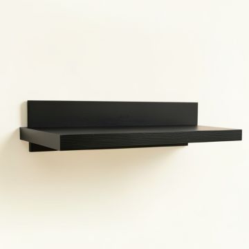 Cove Brook Wall-Mounted Shelf - Black (synthetic illustration; no displayed measurements)