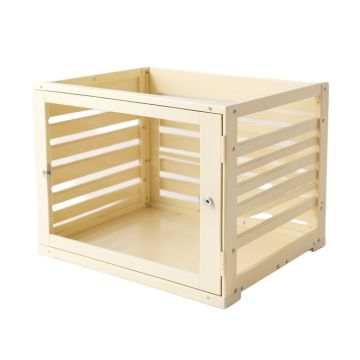 Bay Brook Empty Furniture-Style Pet Crate - Ivory