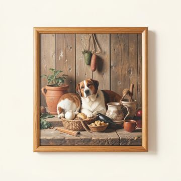 Growing Old - 3 Piece Wrapped Canvas Print (synthetic illustration; no displayed measurements)