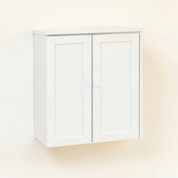 Birch Bend Wall-Mounted Laundry Cabinet - White (synthetic illustration; no displayed measurements)