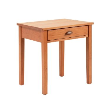Oak Crest Side Table - Terracotta