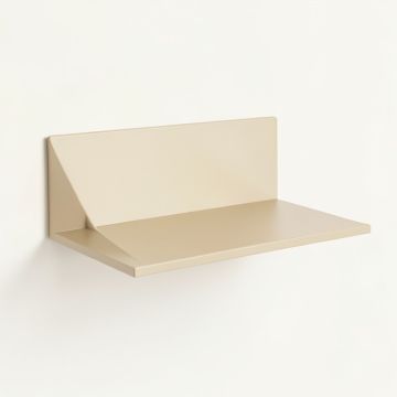 Cliff Crossing Wall-Mounted Shelf - Beige (synthetic illustration; no displayed measurements)