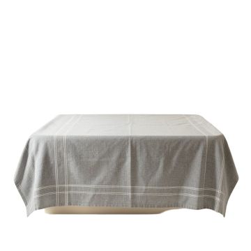 Willow Crest Flat Bed Sheet - Gray