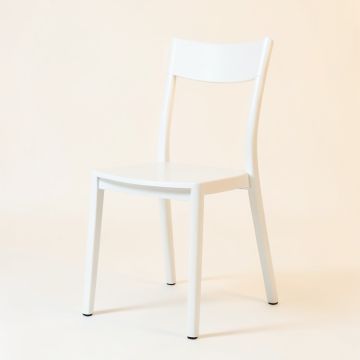 Meadow Bridge Dining Chair - White (synthetic illustration; no displayed measurements)