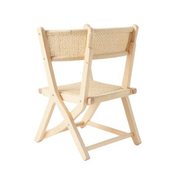 Linden Brook Folding Outdoor Chair - Ivory