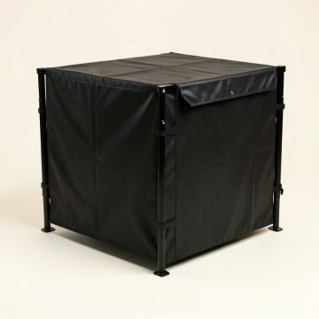 12 Ft. Heavy Duty Log Rack With Cover (synthetic illustration; no displayed measurements)