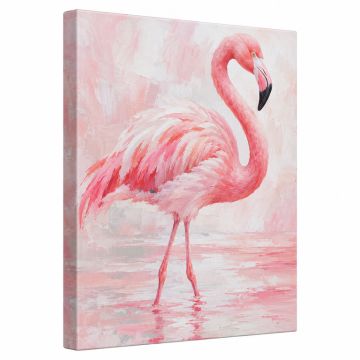 Flamingo - Wrapped Canvas Print
